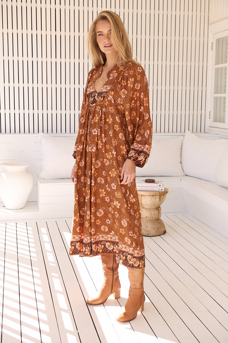Boheme Midi Dress - Aubrey