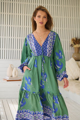 Willa Midi Dress - Bluebird