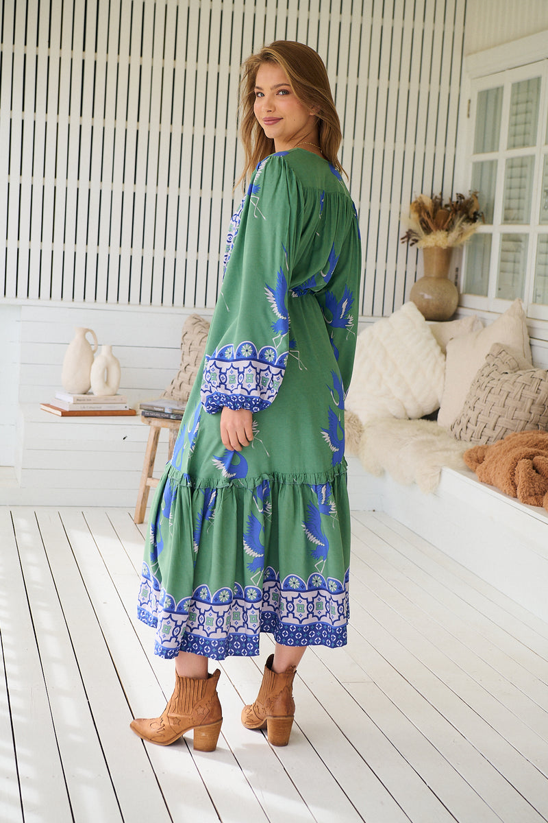 Willa Midi Dress - Bluebird