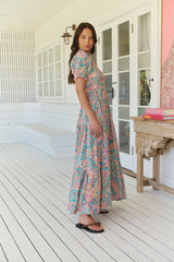 Claudette Maxi Dress -  Ocean Lullaby