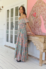 Claudette Maxi Dress -  Ocean Lullaby