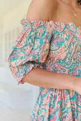 Claudette Maxi Dress -  Ocean Lullaby