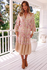 Serenade Midi Dress - Lily Vine