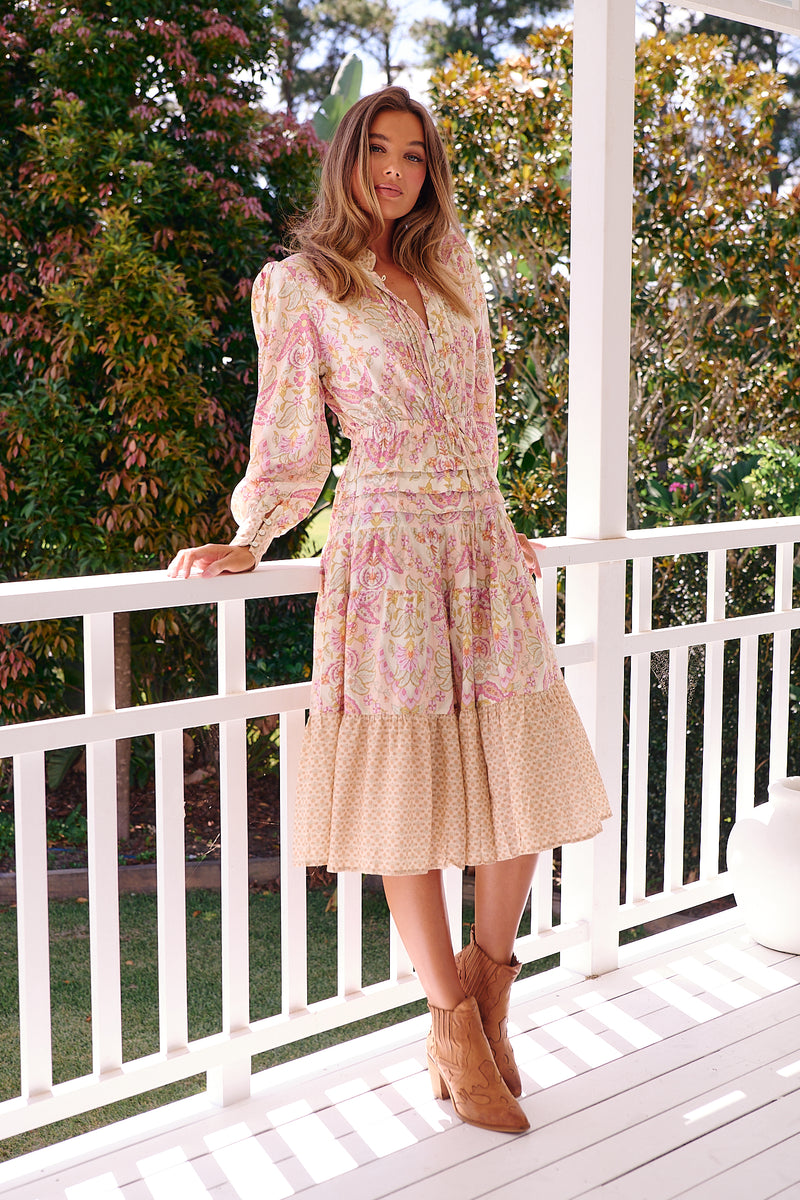 Serenade Midi Dress - Lily Vine