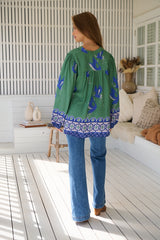 Bee Blouse - Bluebird