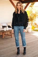 Victoriana Lace Blouse- Black ~ MOS the label