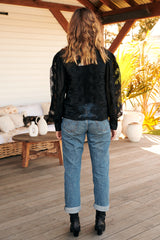 Victoriana Lace Blouse- Black ~ MOS the label