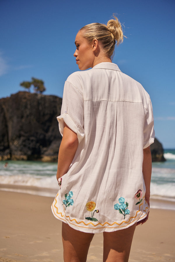 Cove Shirt - Etherea Embroidered