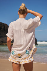 Flora Shorts - Etherea Embroidered