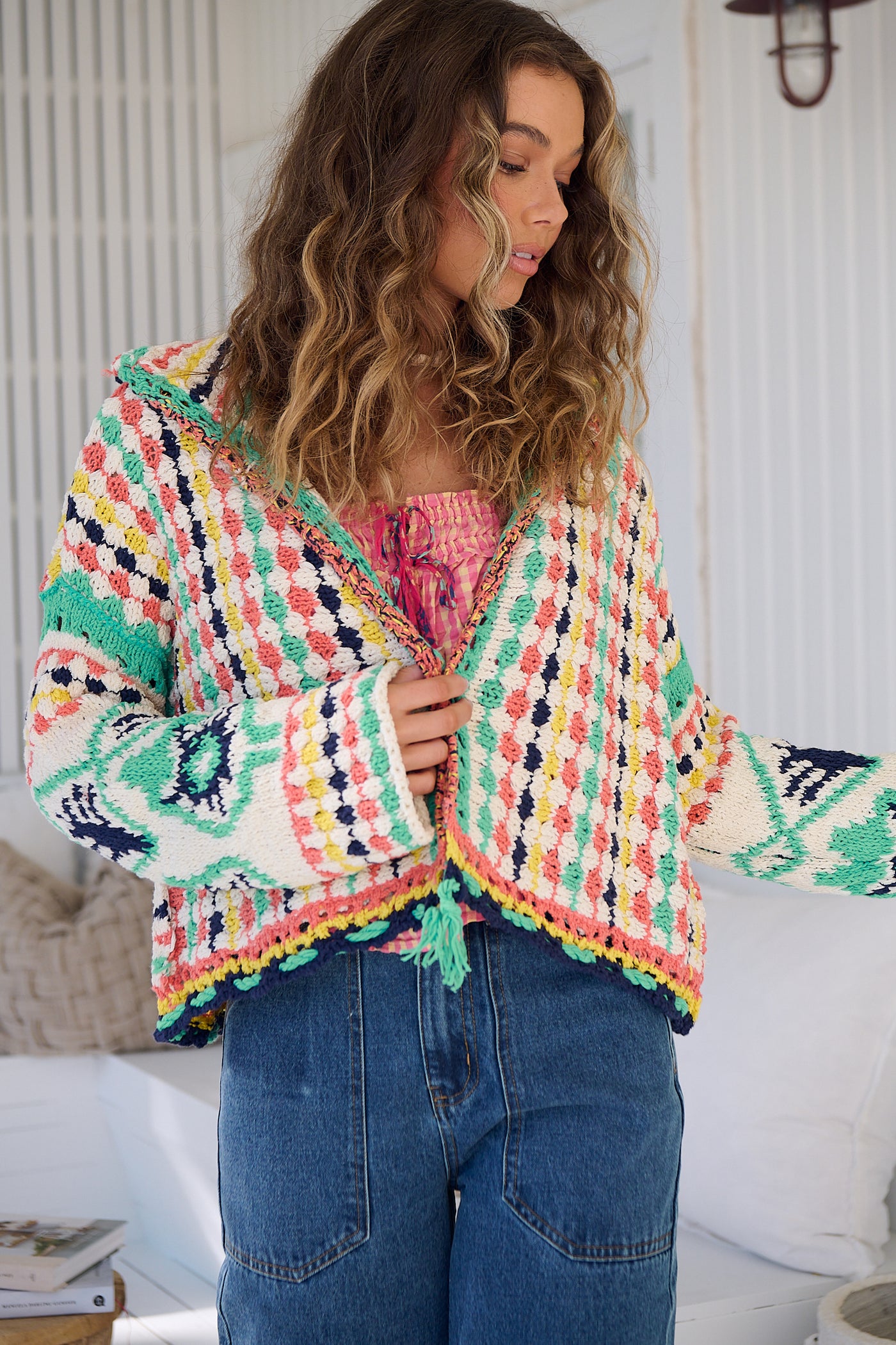 ゆりり♬ページB. ANNABELLE CARDIGAN 2025AW Blake Berry Cardigan by Rachel Antonoff | Rent the Runway