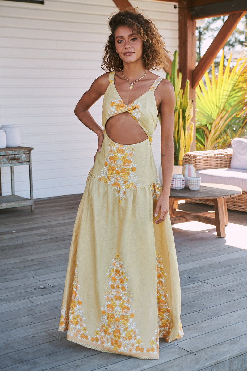 Bianca Maxi Dress - Daylilies