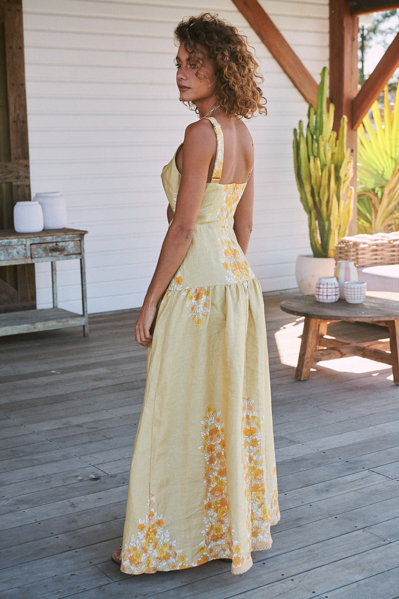 Bianca Maxi Dress - Daylilies