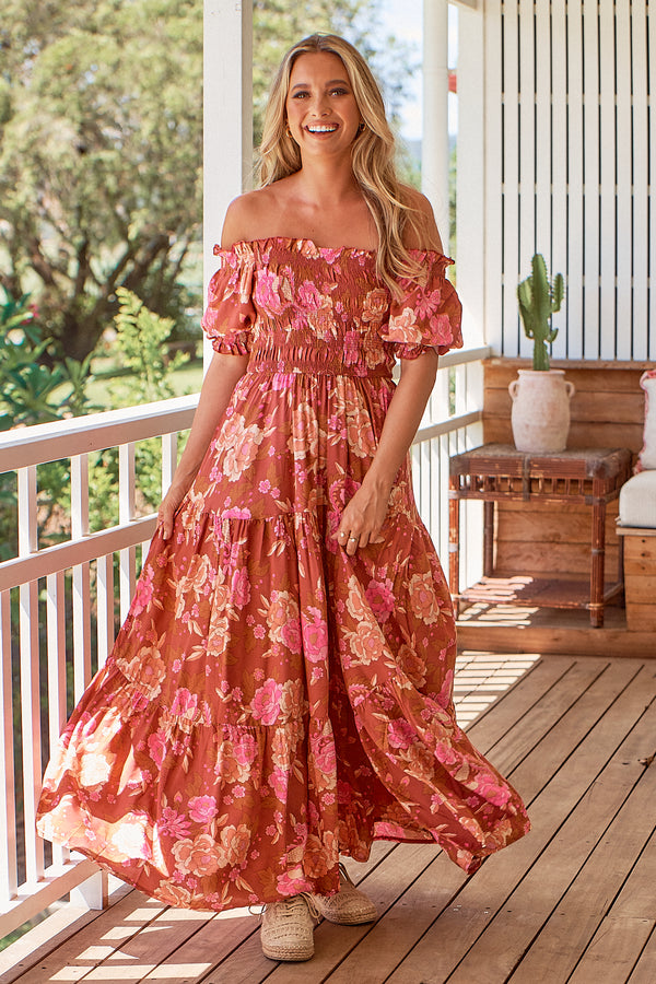 Claudette Maxi Dress -  Woodstock