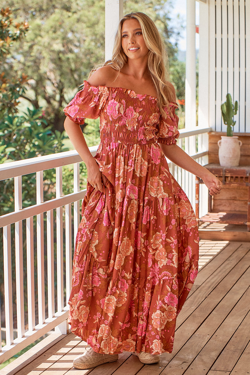 Claudette Maxi Dress -  Woodstock