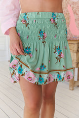 Becca Mini Skirt - Maribel