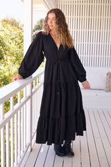 Teresa Maxi Dress - Onyx