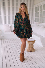 Jayde Mini Dress - Emerald