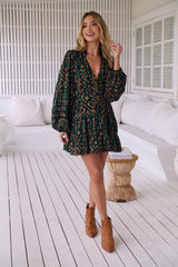 Jayde Mini Dress - Emerald