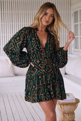 Jayde Mini Dress - Emerald