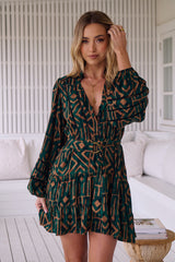 Jayde Mini Dress - Emerald