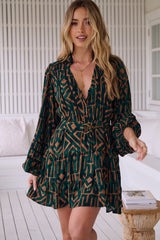 Jayde Mini Dress - Emerald