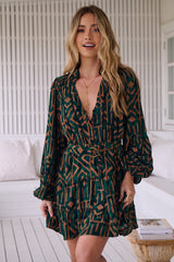 Jayde Mini Dress - Emerald