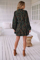 Jayde Mini Dress - Emerald