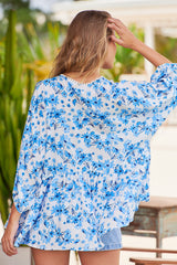 Chloe Top - Blue Prairie