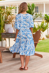 Monday Midi Dress - Blue Prairie