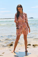 Inka Mini Dress - Tahitian