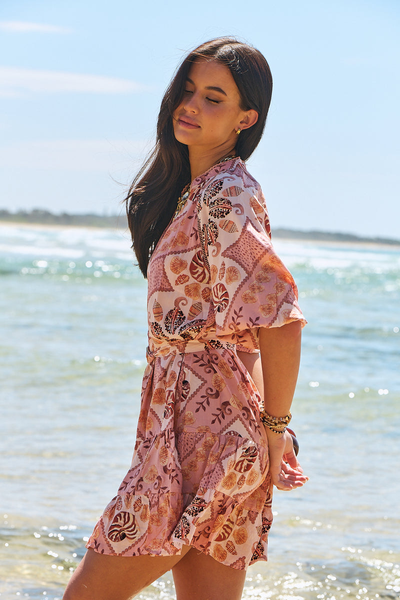 Inka Mini Dress - Tahitian