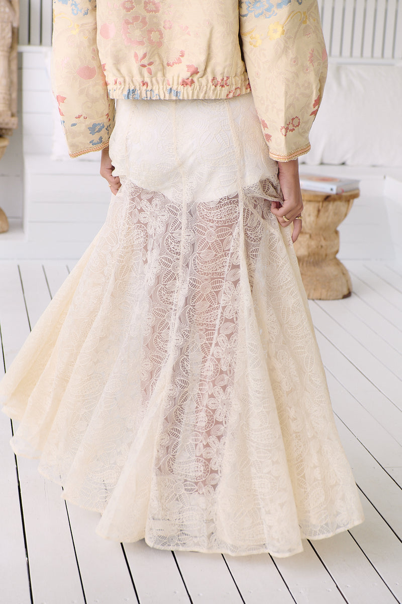 Beat Of The Moment Maxi Skirt ~ Free People