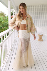 Beat Of The Moment Maxi Skirt ~ Free People