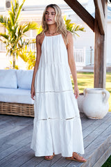 Lou Maxi Dress White -  Palmetto