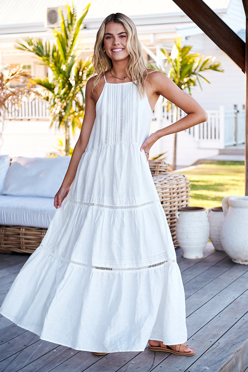 Lou Maxi Dress White -  Palmetto