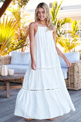 Lou Maxi Dress White -  Palmetto