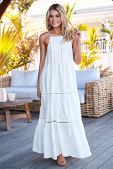 Lou Maxi Dress White -  Palmetto