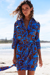 Beverly Shirt Dress - Desert to Sea