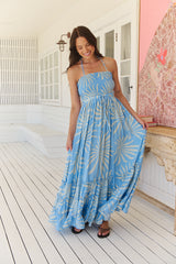 Opi Maxi Dress - Floating Palms