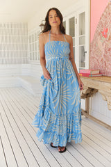 Opi Maxi Dress - Floating Palms