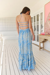 Opi Maxi Dress - Floating Palms