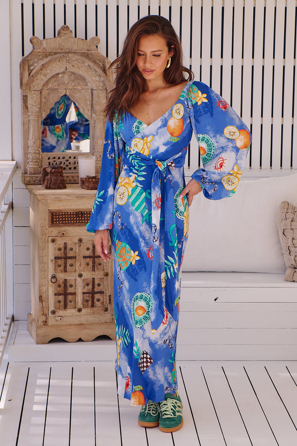 Polly Wrap Maxi - Meraki