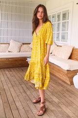 Monday Midi Dress - Sunshine Daisy