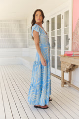 Melissa Maxi Dress - Floating Palms