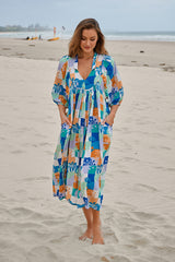 Boheme Midi Dress - Tides