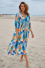 Boheme Midi Dress - Tides