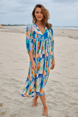 Boheme Midi Dress - Tides