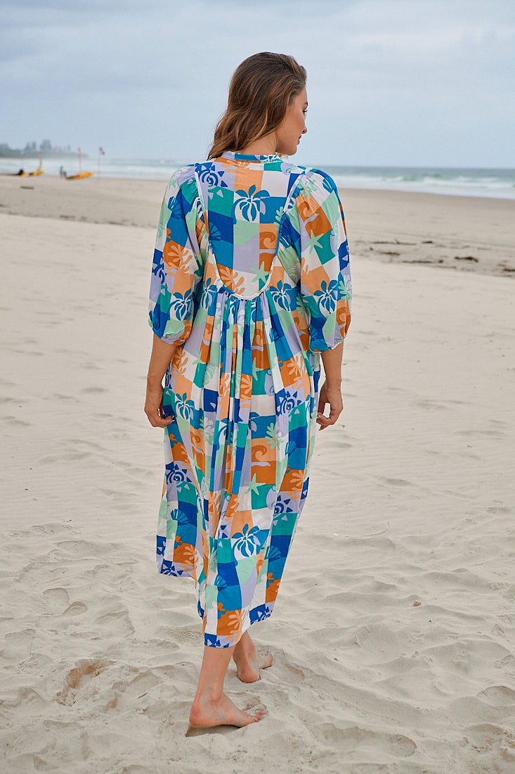 Boheme Midi Dress - Tides