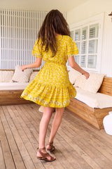 Lolana Mini Dress - Sunshine Daisy