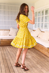 Lolana Mini Dress - Sunshine Daisy